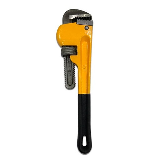 Heavy Quality Yellow & Black Handle Pipe Wrench 14" Inch