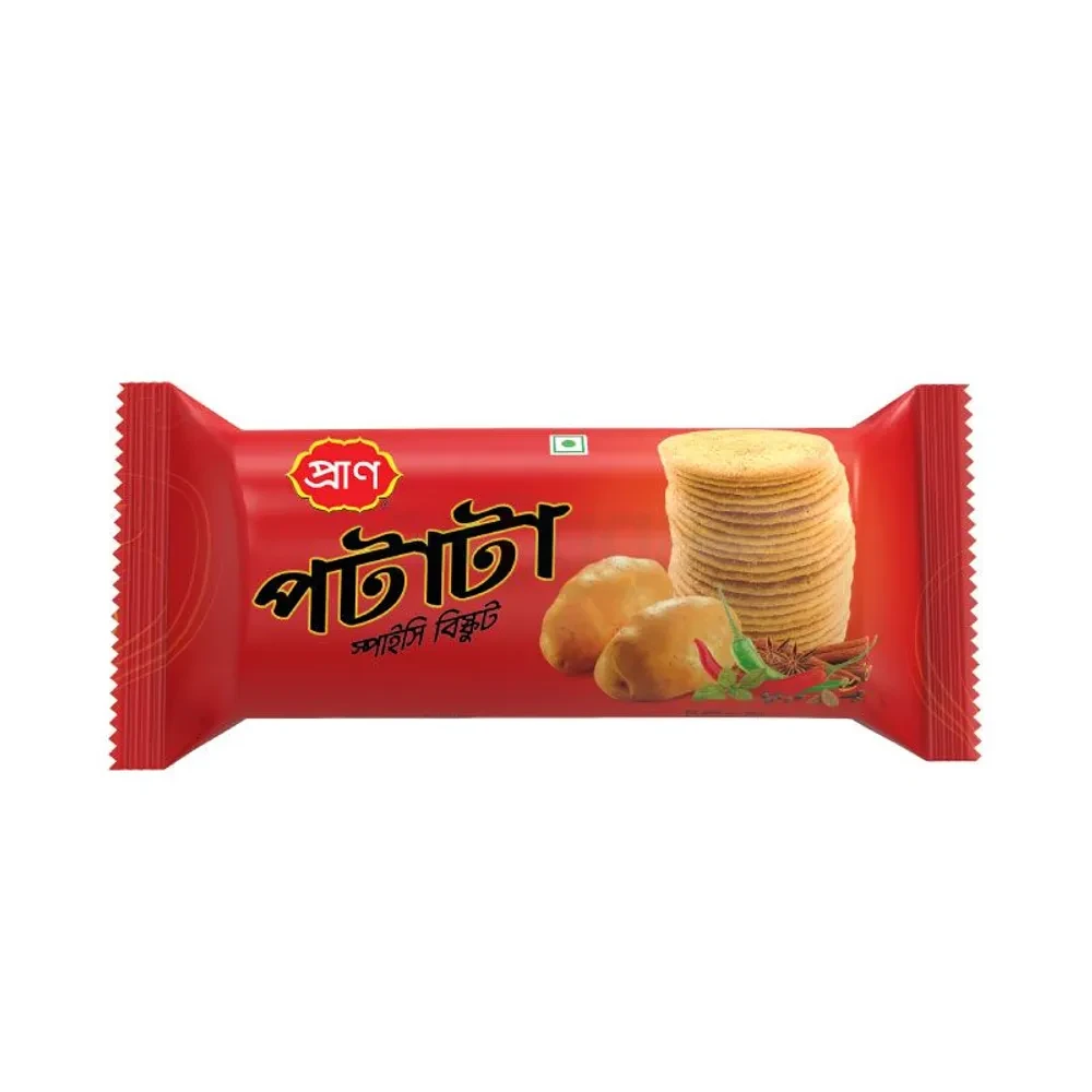 Pran Potata Spicy Biscuit 50gm Pack 50gm