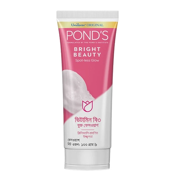 Ponds Bright Beauty Spot-Less Face Wash - 100g